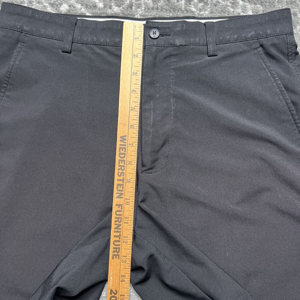 FootJoy FJ Golf Shorts Men's 32 Performance Chino Black 9" Inseam Classic Sports - Picture 6 of 9